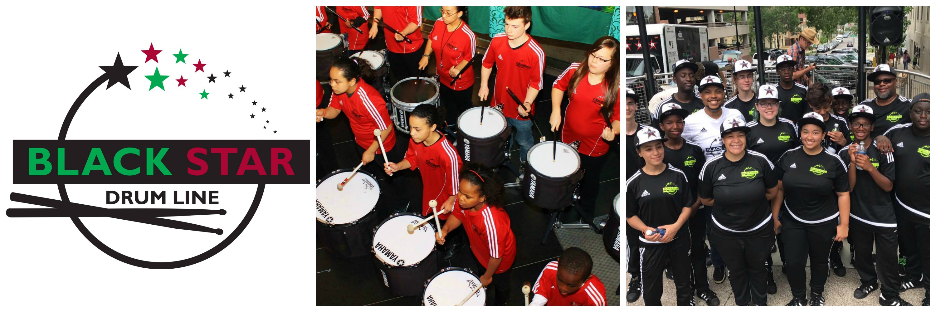 Black Star Drum Line Image