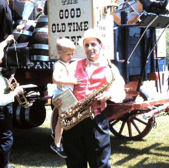 Emil Anello with his son Mike Anello