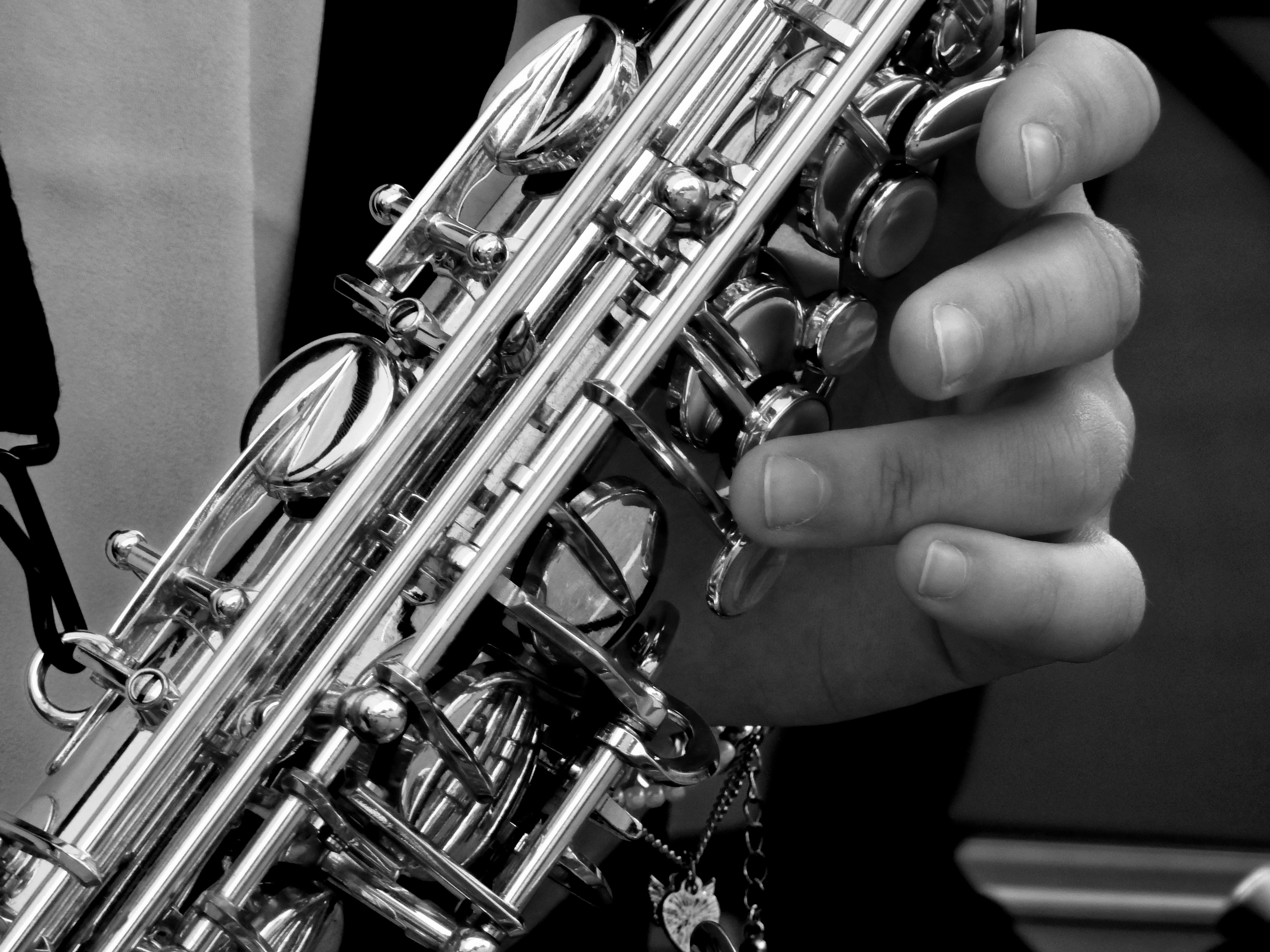chrome saxophone